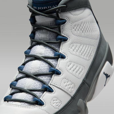 Air Jordan 9 Retro 'Flint Grey and French Blue' Men's Shoes. Nike ID